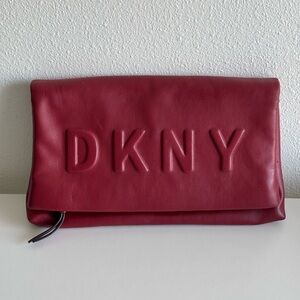 DKNY Red Clutch